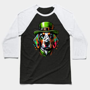 American Leopard Hound in Saint Patrick's Day Spirit Baseball T-Shirt